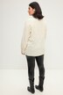 Bluse, oversized, fargede nupper, skjortekrage, langermet