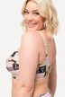 Soutien-gorge de maintien avec mélange de motifs, sans armatures – bonnet C - F