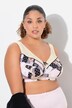 Soutien-gorge de maintien avec mélange de motifs, sans armatures – bonnet C - F