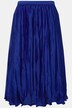 Straight Cut Satin Crash Elastic Waist Skirt