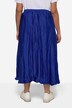 Straight Cut Satin Crash Elastic Waist Skirt