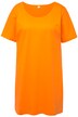Dlouhé tričko, oversize, kulatý výstřih, krátké rukávy