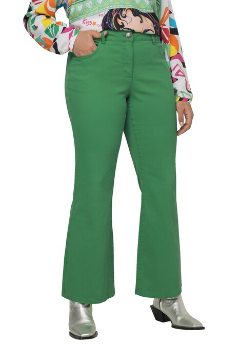 Colorful Wide Leg 5-Pocket Jeans