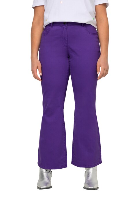 Colorful Wide Leg 5-Pocket Jeans