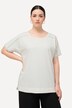 T-Shirt, Ziernieten, Oversized, Rundhals, Halbarm