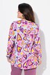 Túnica, estampado de corazón, escote de túnica, manga larga