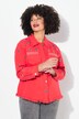 Chaqueta vaquera, ojales, dobladillo con flecos, cuello camisero, manga larga