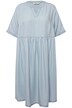 Šaty, lyocell, tunikový výstřih, krátké rukávy