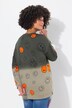 Mikina, oversize, barevný přechod Smiley, dlouhé rukávy
