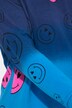 Sudadera, oversize, emoticono en gradiente de color, manga larga