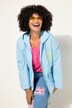 Veste à capuche oversize, fermeture zippée et manches longues