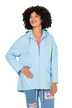 Bunda, oversize, kapuce, zip, dlouhé rukávy