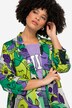 Blazer, ansiktsmønster, åpen form, 3/4 ermer
