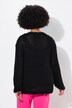 Pull oversize, col en V et manches ballon