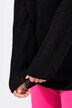 Pull oversize, col en V et manches ballon