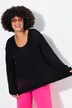 Pull oversize, col en V et manches ballon
