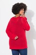 Pull oversize, col en V et manches ballon
