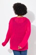 Trui, oversized, ballonmouw, V-hals