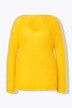 Trui, oversized, ballonmouw, V-hals