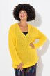 Trui, oversized, ballonmouw, V-hals