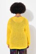 Trui, oversized, ballonmouw, V-hals
