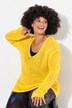Trui, oversized, ballonmouw, V-hals