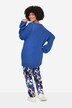 Pull oversize, col en V et manches ballon
