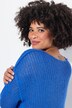 Trui, oversized, ballonmouw, V-hals