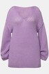 Pull oversize, col en V et manches ballon