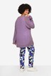 Pull oversize, col en V et manches ballon