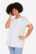 T-shirt dalla vestibilità classica con decorazioni sulle spalle e mezze maniche