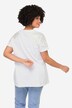 T-shirt dalla vestibilità classica con decorazioni sulle spalle e mezze maniche
