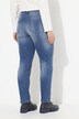 Boyfriend-jeans, dekorative sømmer, vide ben, 4-lommers snitt