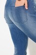 Boyfriend-jeans, dekorative sømmer, vide ben, 4-lommers snitt