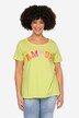 T-skjorte, classic fit, AMOUR, halve ermer