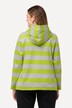 Sweat à capuche rayé, manches longues et poche kangourou