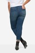 7/8-lange jeans, slim fit, små pyntesten 5 lommer