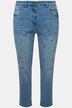 Jeans a 7/8 dal taglio aderente con decorazioni Cinque tasche