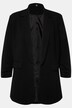 Blazer, forma abierta, cuello con solapa, manga larga