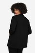 Blazer, forma abierta, cuello con solapa, manga larga