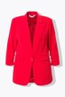 Blazer, forma abierta, cuello con solapa, manga larga