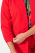 Blazer, forma abierta, cuello con solapa, manga larga