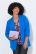 Blazer, forma abierta, cuello con solapa, manga larga