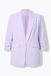 Blazer, åpen form, reversert krage, lange ermer