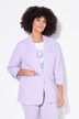 Blazer, åpen form, reversert krage, lange ermer