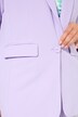 Blazer, åpen form, reversert krage, lange ermer