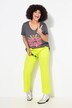 Broek, rechte pijpen, knoopsluiting