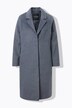 Manteau point sellier, col à revers et patte de boutonnage