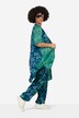 Kaftan, oversize, otevřený střih, vzor, 3/4 rukávy
