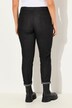 Jean Boyfriend jambe large, bandes en denim, esprit vintage